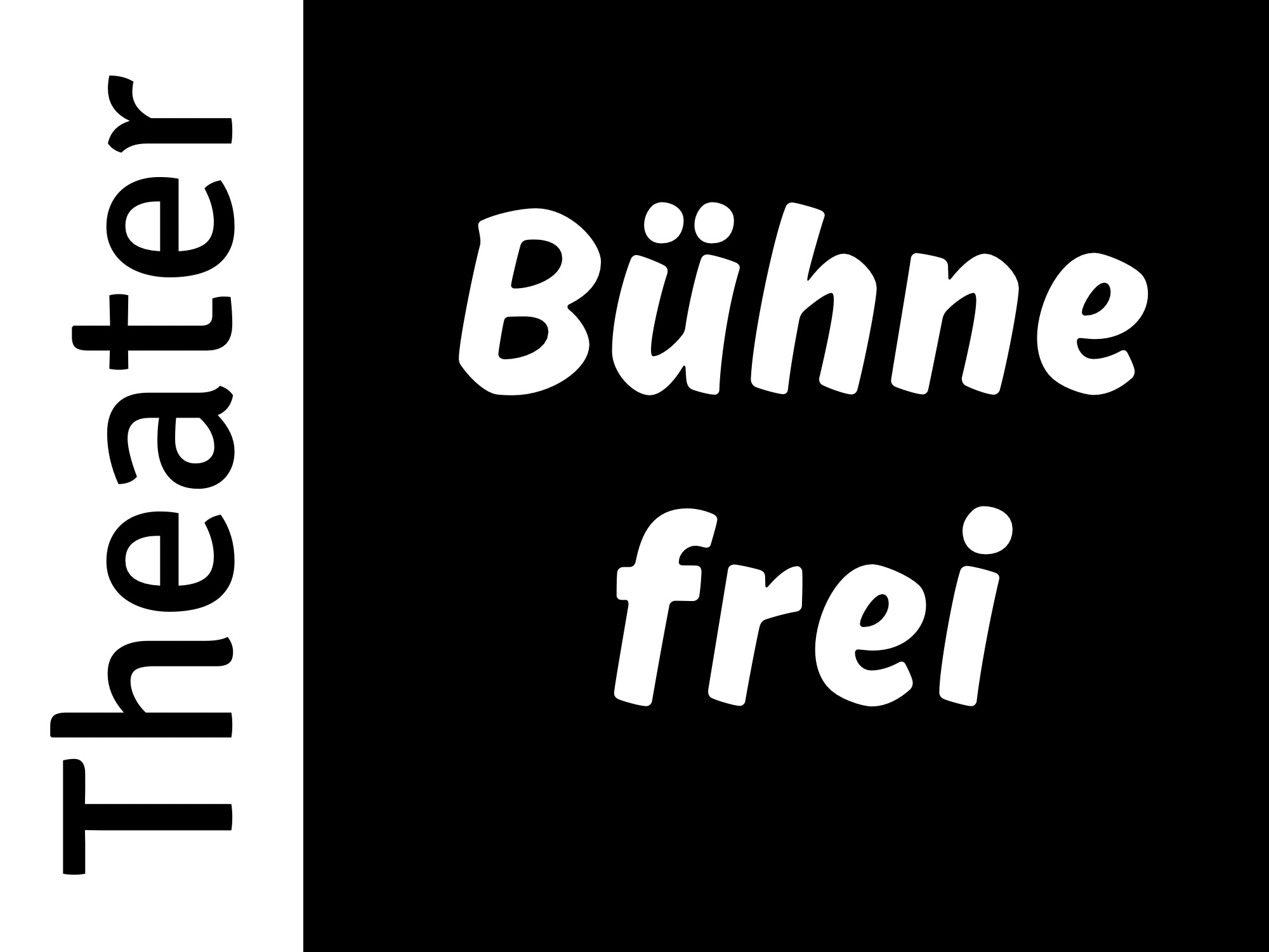 Theater Bühne frei